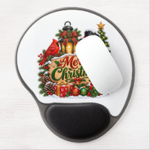 Joyeux Noël Cardinal Bonhomme de Neige Lanterne Fê