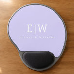 Tapis De Souris Gel Lavande Purple Girl Script Monogramme Nom Moderne<br><div class="desc">Lavande Violet Monogramme Ajoutez Votre Propre Nom Mousepad (Pad Souris). Cela rend le cadeau parfait pour 16 ans,  mariage,  douche nuptiale,  anniversaire,  baby shower ou bachelorette pour quelqu'un qui aime le luxe glam et les styles chic.</div>