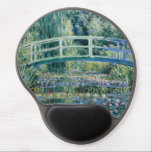 Tapis De Souris Gel Monet - Nappes à eau et pont japonais<br><div class="desc">Water Lilies and Japanese Bridge,  célèbre peinture de Claude Monet,  1899</div>