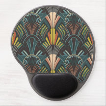 Motif Art déco Gel Mousepad | jemmes