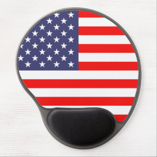 Tapis De Souris Gel Pavé de la souris de drapeau américain personnalis