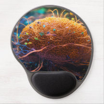 Toile cognitive : Mousepad cérébral généré par l'I