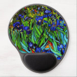 Tapis De Souris Gel Van Gogh - Irises, Plaque de souris<br><div class="desc">La célèbre peinture florale de Vincent van Gogh,  Irises.</div>