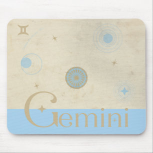 Tapis De Souris Gemini Zodiac Mousepad