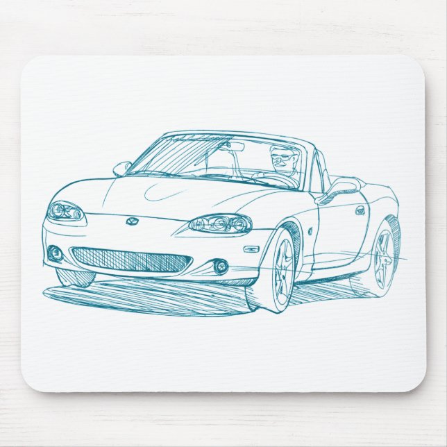 Tapis De Souris GEN de Maz Miata MX5 2ème (Devant)