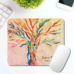 Tapis De Souris Genealogist Family Tree Personalized<br><div class="desc">Genealogist Family Tree Personalized Mouse Pad. This unique Family Tree design is ideal for those involved in genealogy. The original Tree of Life design was made in mosaic using small fragments of brightly colored glass. Personalize it with your name and profession . To edit further click the "customize further" link...</div>