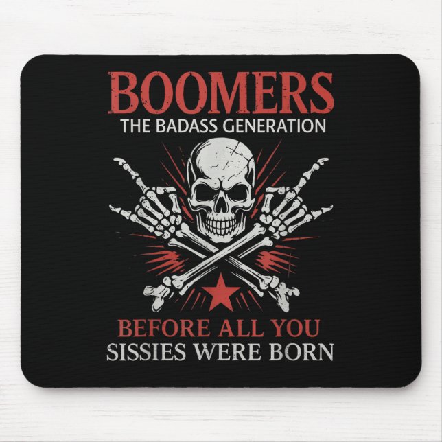 Tapis De Souris Génération De Boomers Avant Tout Ce Que Vous Sissi (Devant)