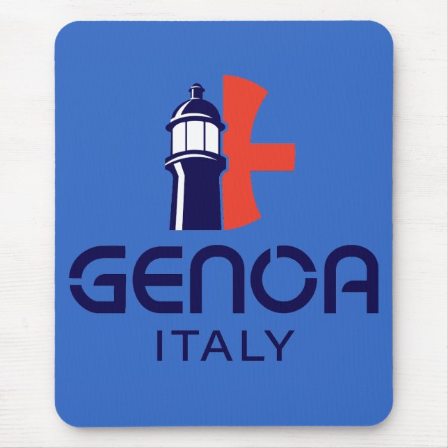Tapis De Souris Gênes Italie Europe (Devant)