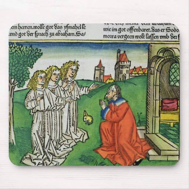 Tapis De Souris Genèse 18 2 Abraham et les trois anges, du Th (Devant)