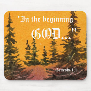 Tapis De Souris Genèse 1:1 Mousepad