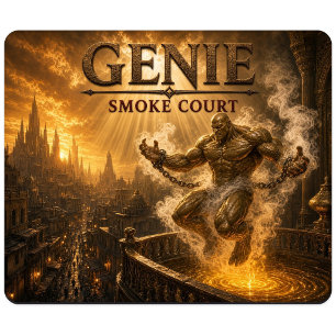 Tapis De Souris Génie Fumée Cour Dark Realism