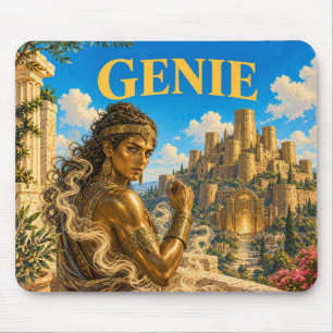 Tapis De Souris Génie, Monstre de Fantaisie Gothique