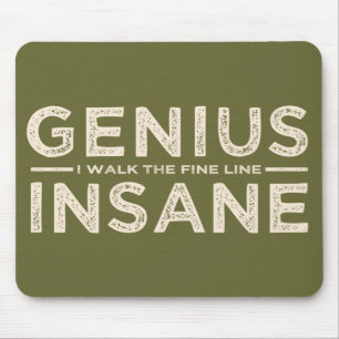 Tapis De Souris GENIUS VS INSANE mousepad personnalisé