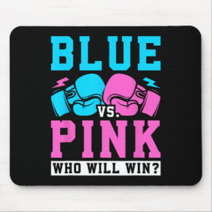 Tapis De Souris Genre Reveal Party Bleu Vs Rose Qui Gagnent La Box