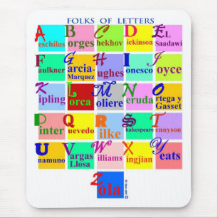 Tapis De Souris Gens des lettres