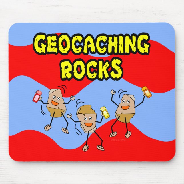Tapis De Souris Géocaching Rocks (Devant)