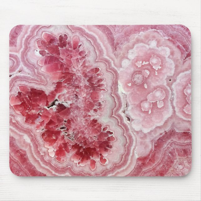 Tapis De Souris Géode cristal rose (Devant)