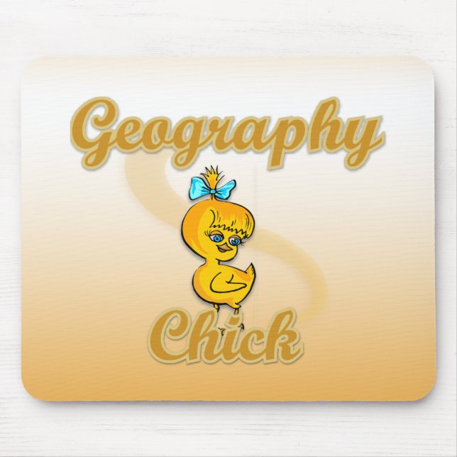 Tapis De Souris Géographie Chick (Devant)