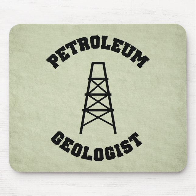 Tapis De Souris Géologue de pétrolier Mousepad (Devant)