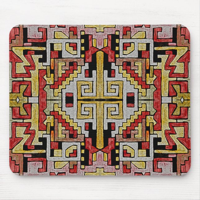 Tapis De Souris Géométhorique Tribal/Motif ethnique (Devant)