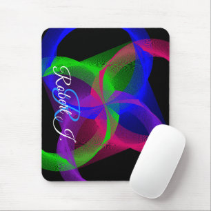 Tapis de souris géométrique à mélange circulaire c