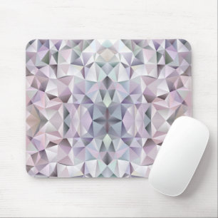 Tapis de souris géométrique abstrait avec une coul