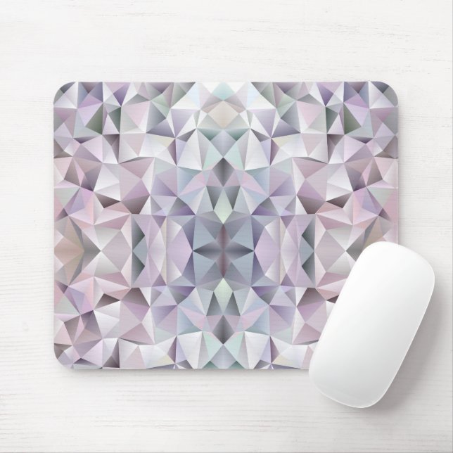 Tapis de souris géométrique abstrait avec une coul (Avec souris)