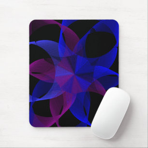 Tapis de souris géométrique anneau cylindre 3D ver