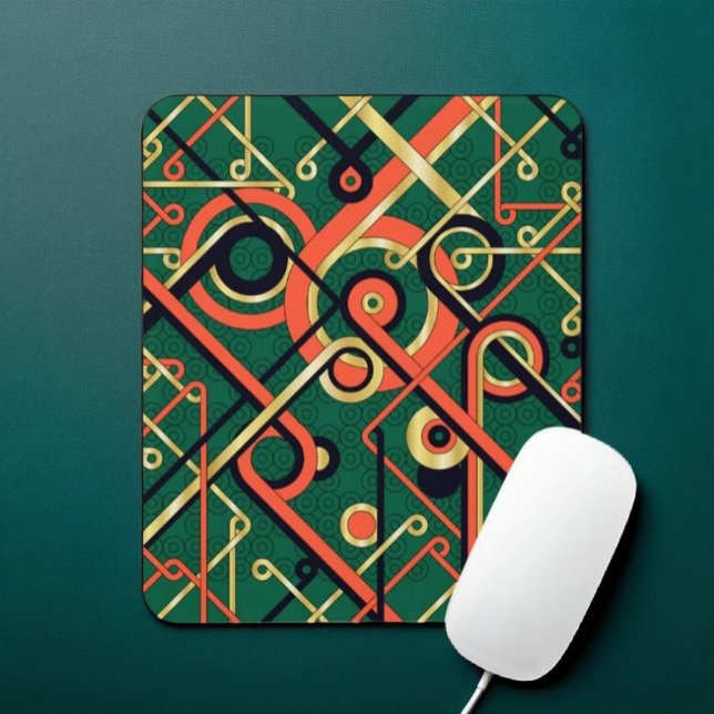 Tapis de souris géométrique Art Déco (Créateur téléchargé)