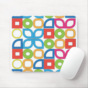 Tapis de souris géométrique moderne du milieu du s