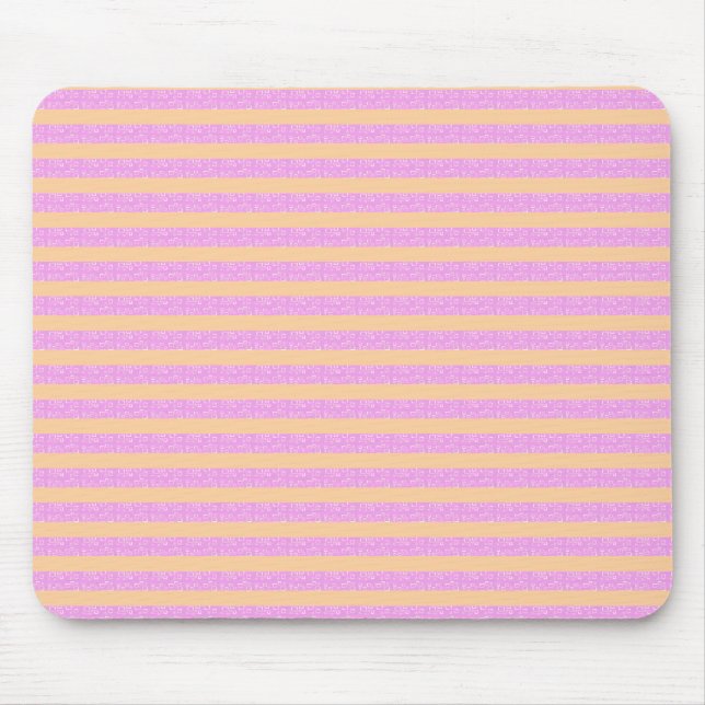 Tapis De Souris Géométrique rose  (Devant)