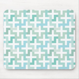 Tapis De Souris Géométrique vert de Seafoam