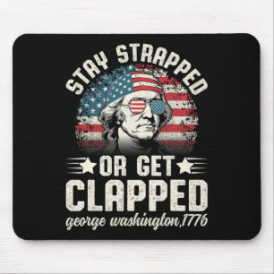 Tapis De Souris George Washington 4 juillet Reste bloqué Ou Obtene