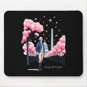 Tapis De Souris George Washington Cherry Blossom Art Washington Dc
