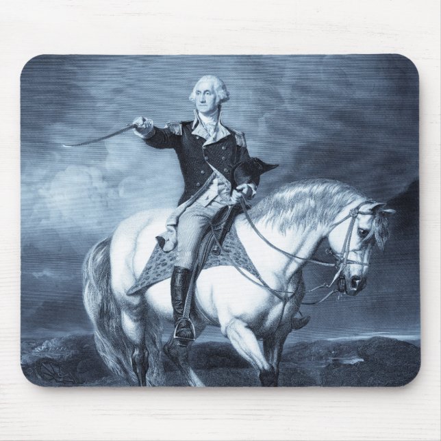 Tapis De Souris George Washington Saluer mousepad (Devant)