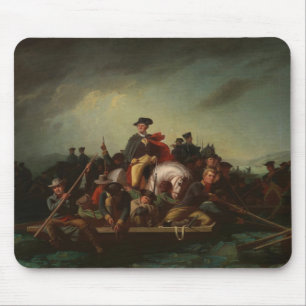 Tapis De Souris George Washington Traversant le Delaware