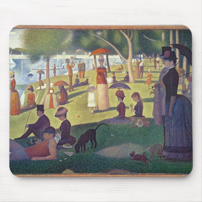 Tapis De Souris Georges Pierre Seurat | Dimanche après-midi sur l' (Devant)
