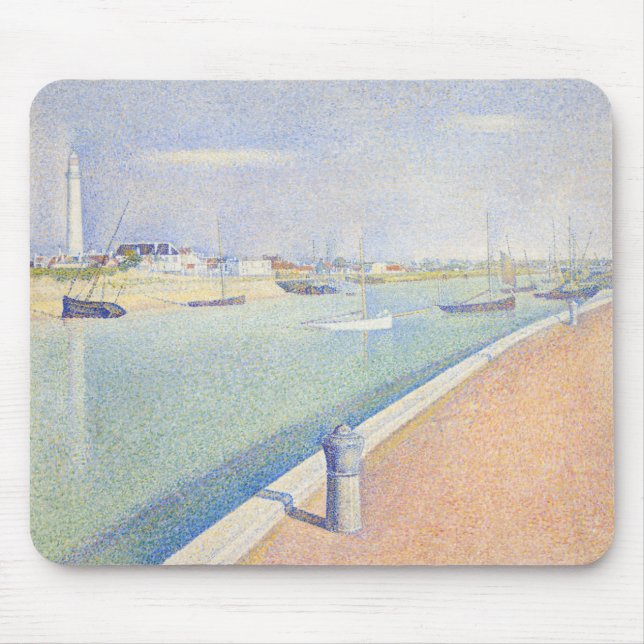 Tapis De Souris Georges Seurat - Le chenal des cimes (Devant)