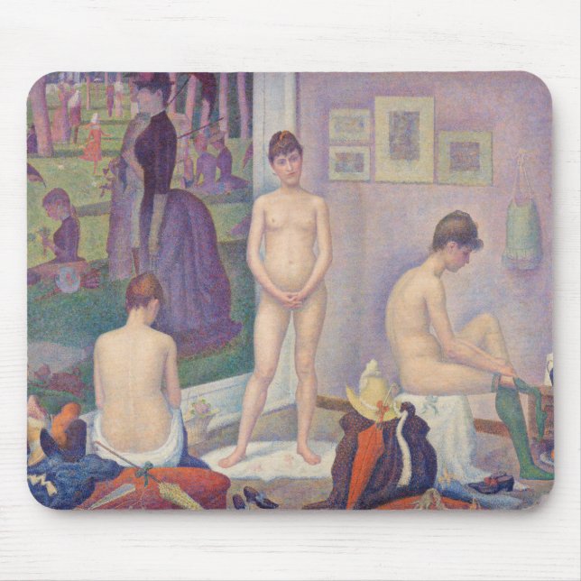 Tapis De Souris Georges Seurat - Les Modèles (Devant)