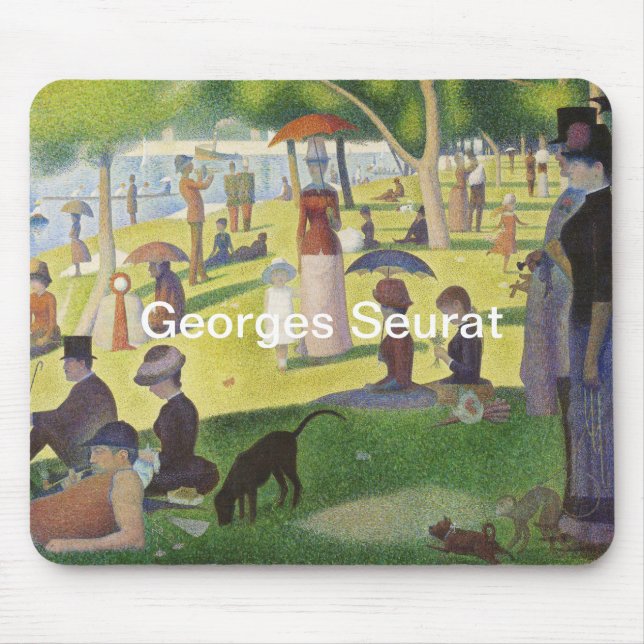 Tapis De Souris Georges Seurat Un dimanche à La Grande Jatte (Devant)