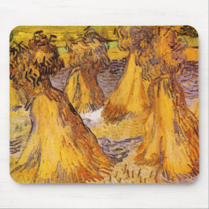 Tapis De Souris Géraniums de blé par Vincent van Gogh