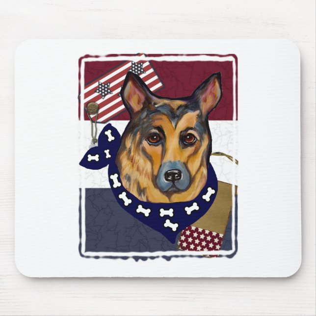 TAPIS DE SOURIS GERMAN SHEPHERD (Devant)