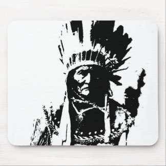 Tapis De Souris Geronimo noir et blanc