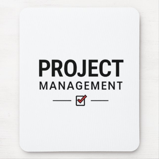 Tapis De Souris Gestion de projet (Devant)