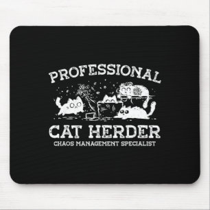 Tapis De Souris gestion du chaos de l'éleveur de chat professionne