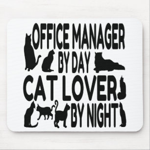 Tapis De Souris Gestionnaire de bureau Amoureux des chats