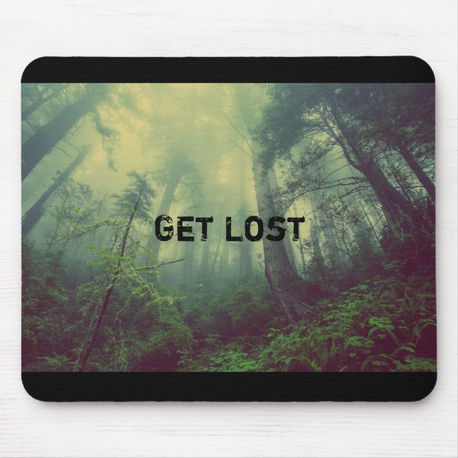 Tapis De Souris Get Lost - une forêt sauvage (Devant)