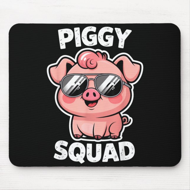 Tapis De Souris Ggy Squad G Wearing Sungles As Animal Funny Farmer (Devant)
