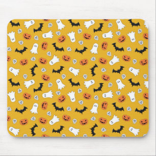 Tapis De Souris Ghost, Citrouille, Crâne, Bats