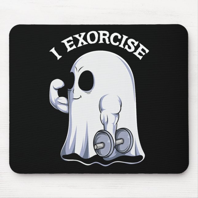 Tapis De Souris Ghost I Exorcize Fun Gym Exercice entraînement Éff (Devant)